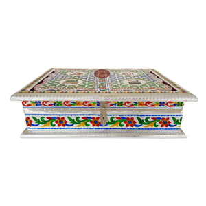 Meenakari Decorated Rehal Holy Quran Book Stand-book Box S,M Curved